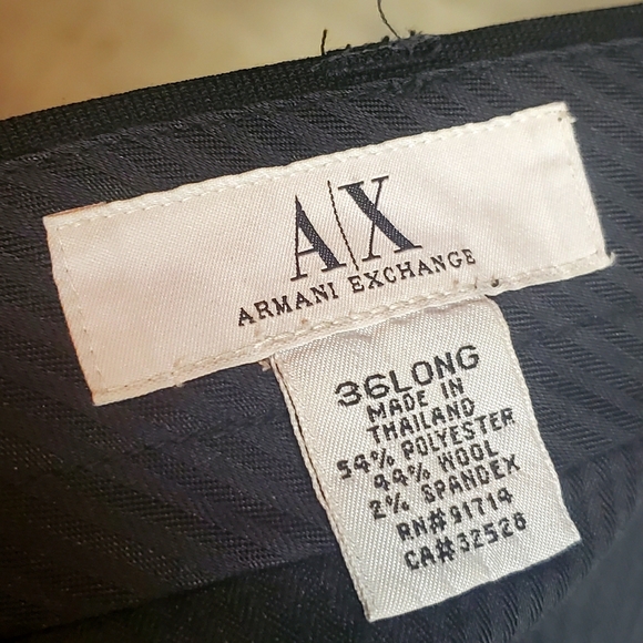 armani exchange label